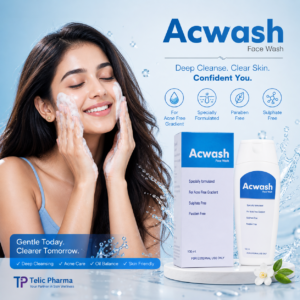 Acawsh best Facewash by Telic Pharma designed for Indian Skin
